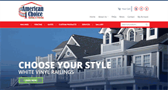Desktop Screenshot of americanchoicerailings.com