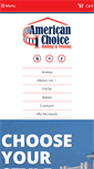 Mobile Screenshot of americanchoicerailings.com